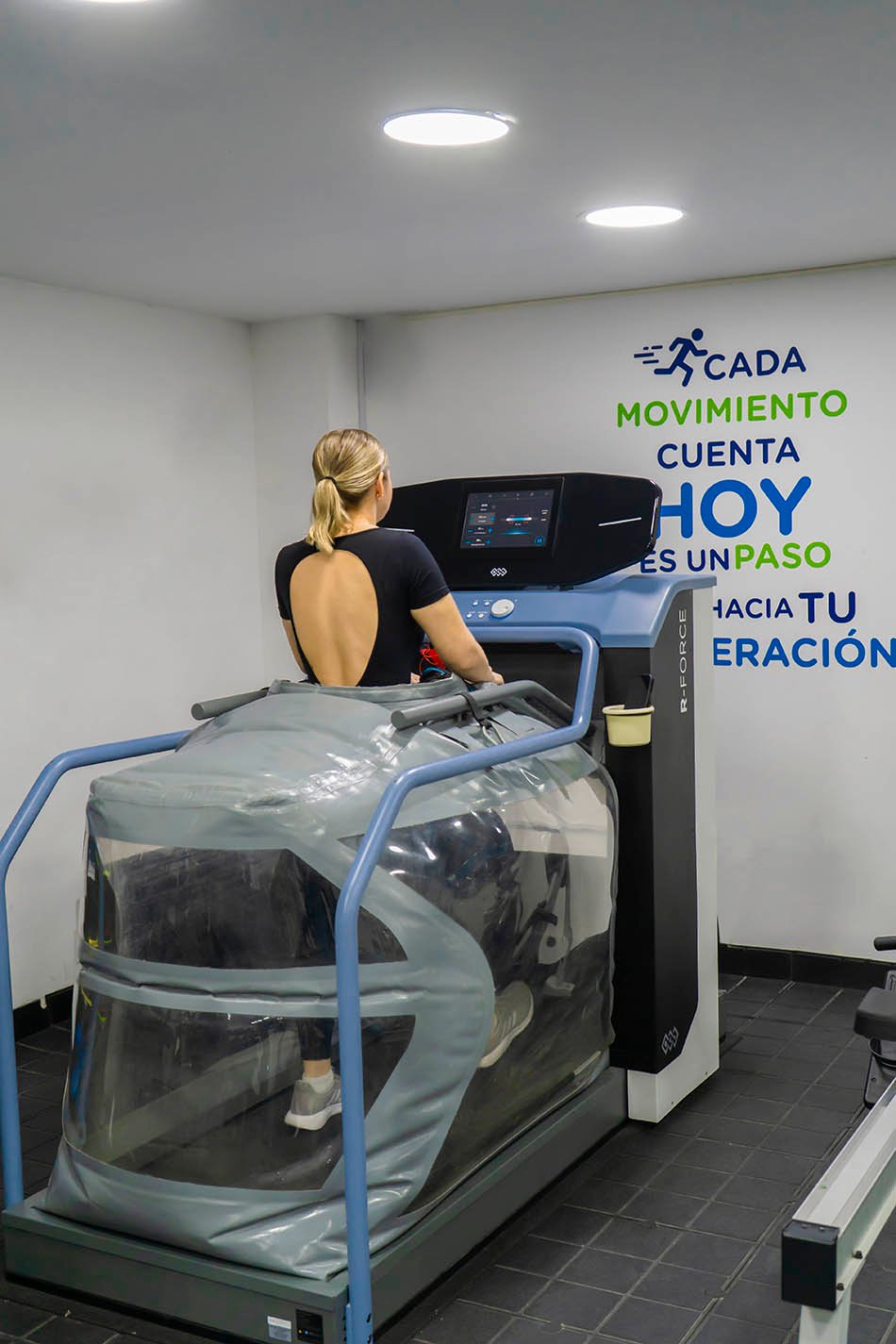 Sesión de rehabilitación en Movid